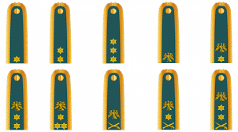 Structure of the Nigerian Army Ranks